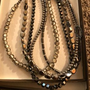 Multi strand / gems necklace